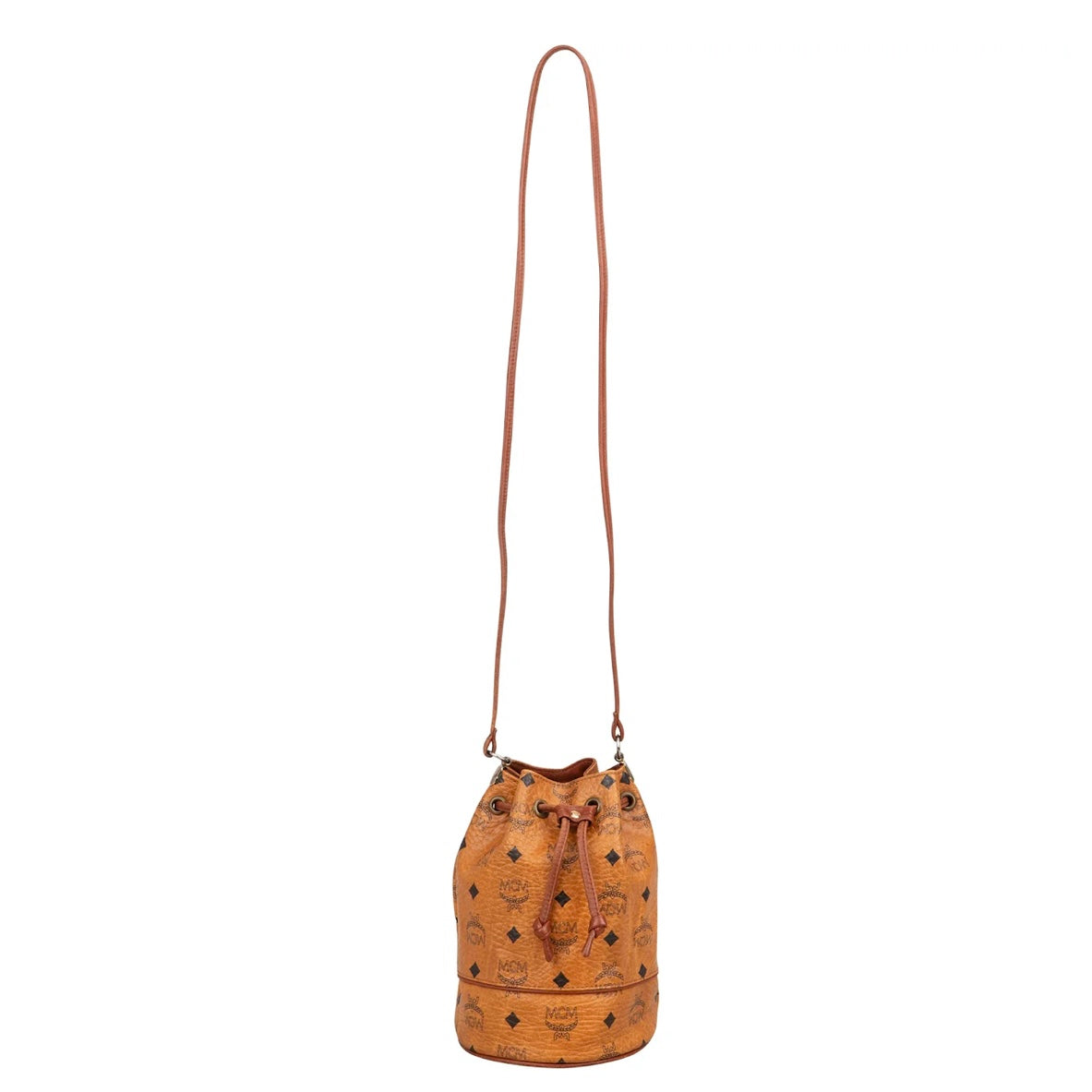 MCM Monogram Visetos Drawstring Crossbody Bag