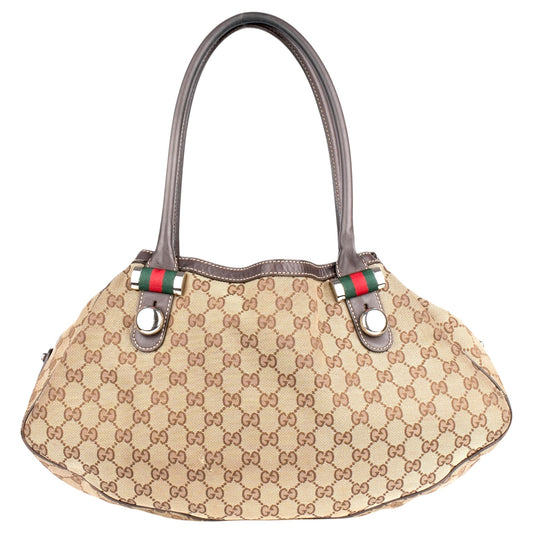 Gucci GG Monogram Sherry Line Tote Bag