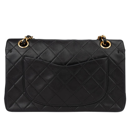 Chanel Quilted Lambskin 24K Gold Medium Double Flap Crossbody Bag