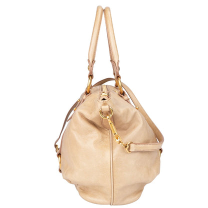 Miu Miu Leather City Handbag