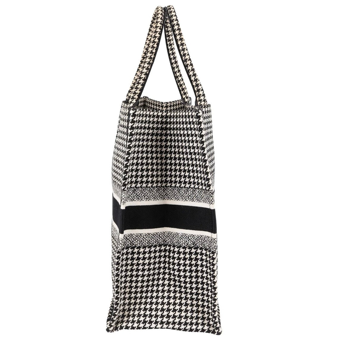 Christian Dior Houndstooth
Monogram Canvas
Book Tote Handbag