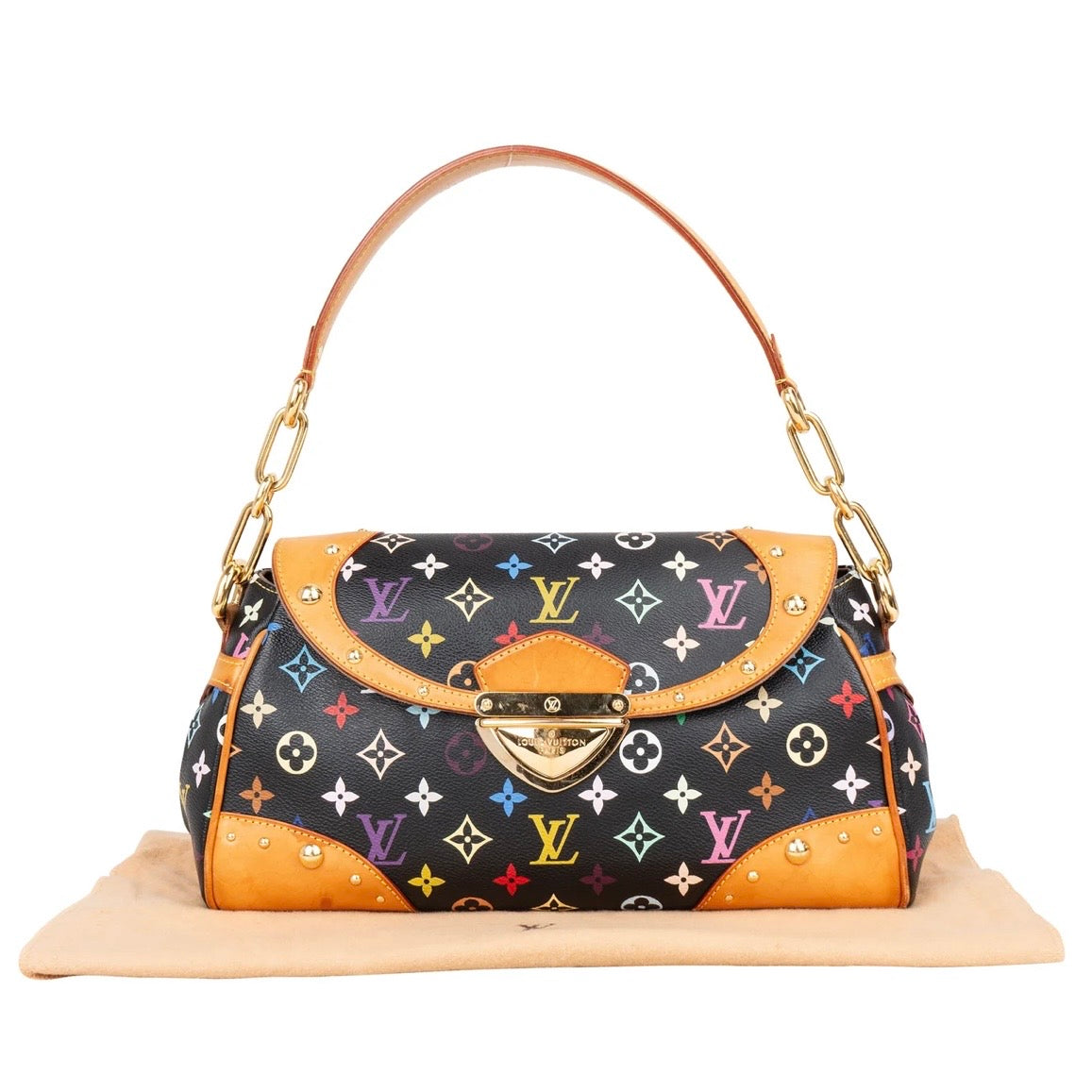 Louis Vuitton Murakami Multicolor Beverly MM Shoulder Bag