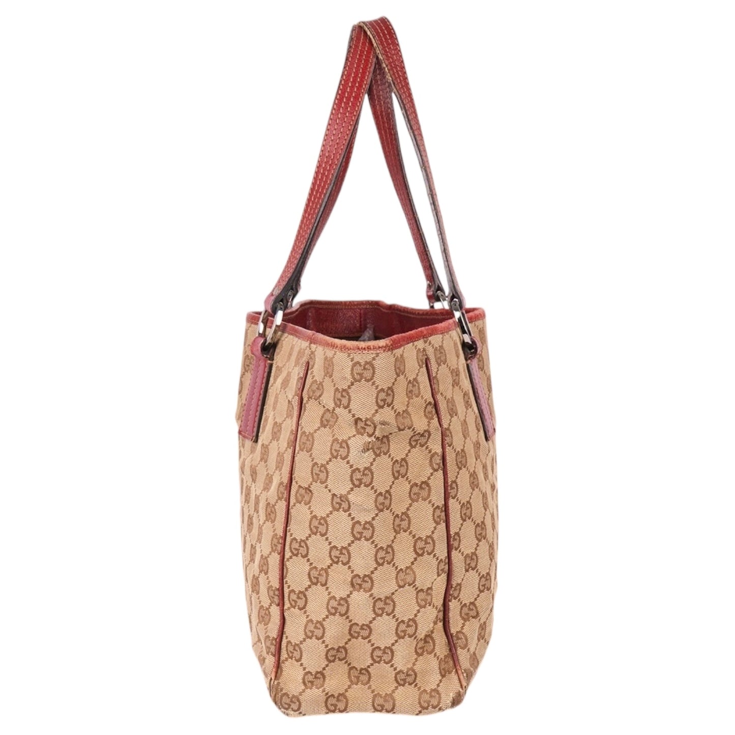 Gucci GG Monogram Canvas Tote Bag Beige