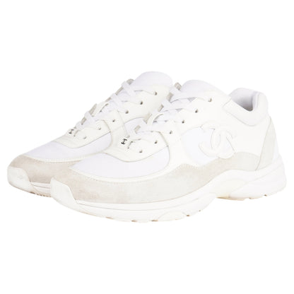 Chanel CC Suede Sneaker