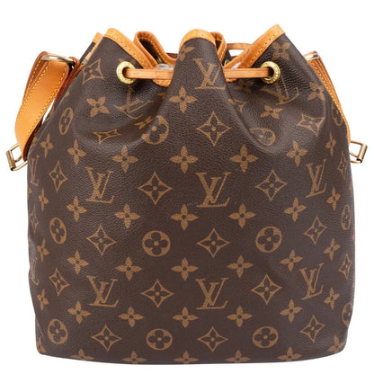 Louis Vuitton Monogram Canvas Sac Noé Petit Shoulder Bag