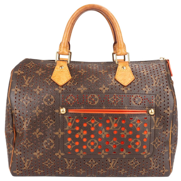 Louis Vuitton Limited Perforated Monogram Speedy 30 Handbag