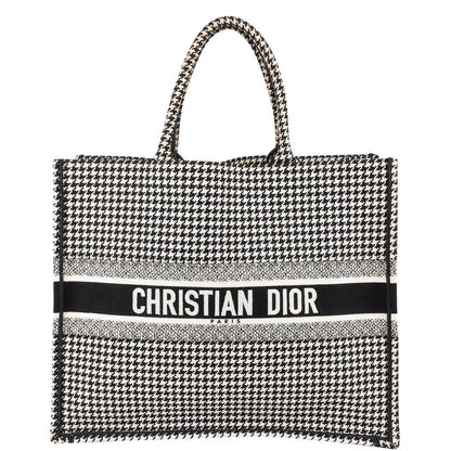 Christian Dior Houndstooth
Monogram Canvas
Book Tote Handbag