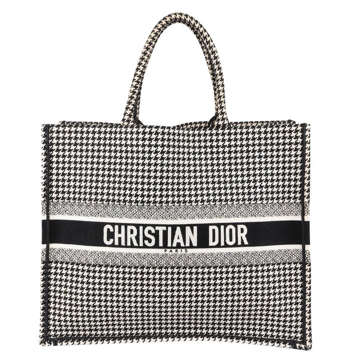 Christian Dior Houndstooth
Monogram Canvas
Book Tote Handbag