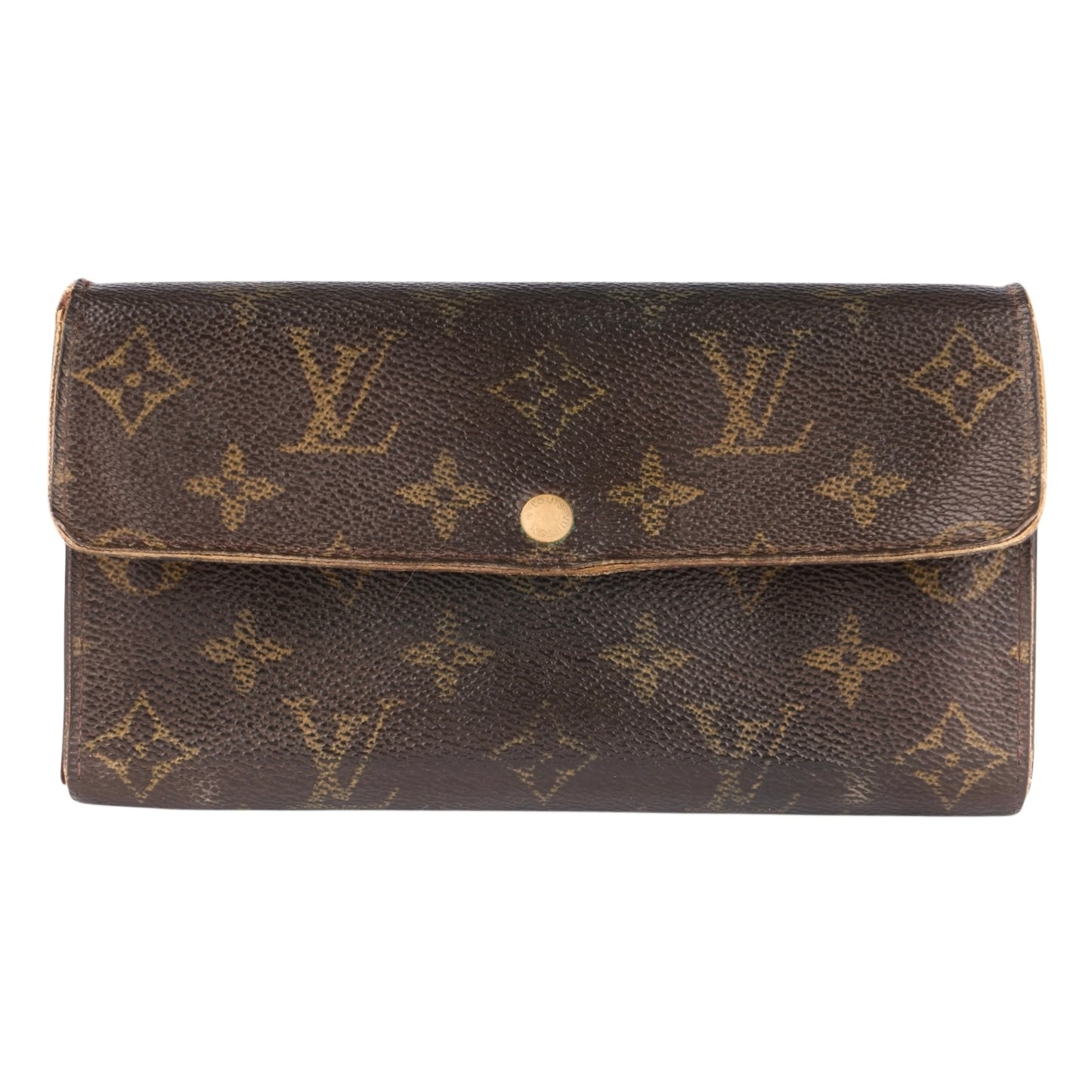 Louis Vuitton Canvas Monogram Sarah Wallet