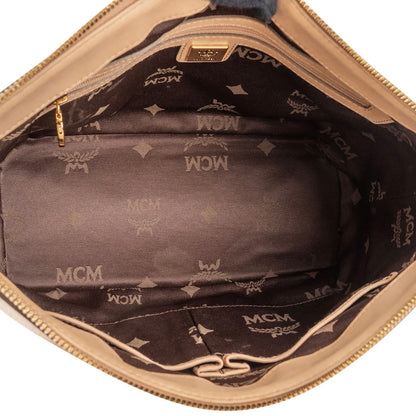 MCM Monogram Visetos Satchel Handbag