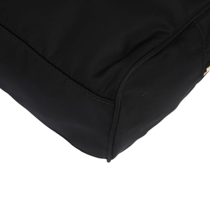 Prada Black Tessuto Fiocco Nylon Bow Detail Bag