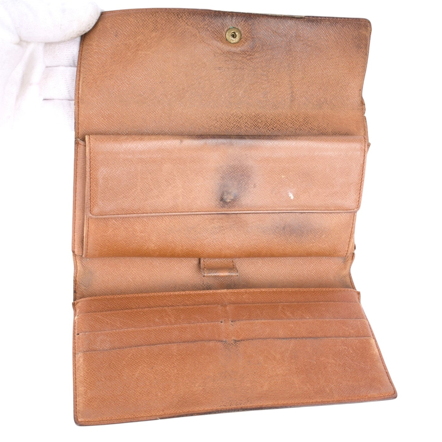 Louis Vuitton Canvas Monogram Sarah Wallet