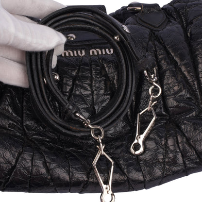 Miu Miu Quilted Leather Handbag