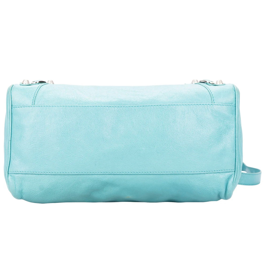 Balenciaga Blue Leather The City Handbag