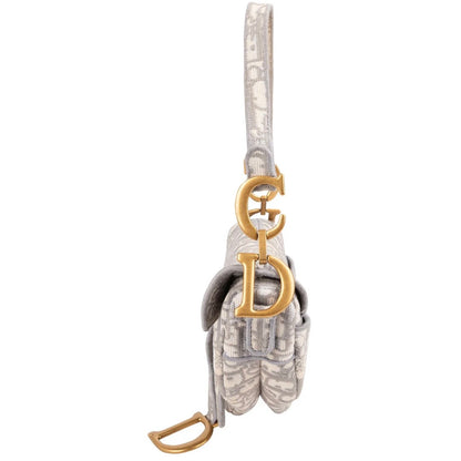Dior Oblique Trotter Monogram Jacquard Saddle Shoulder Bag