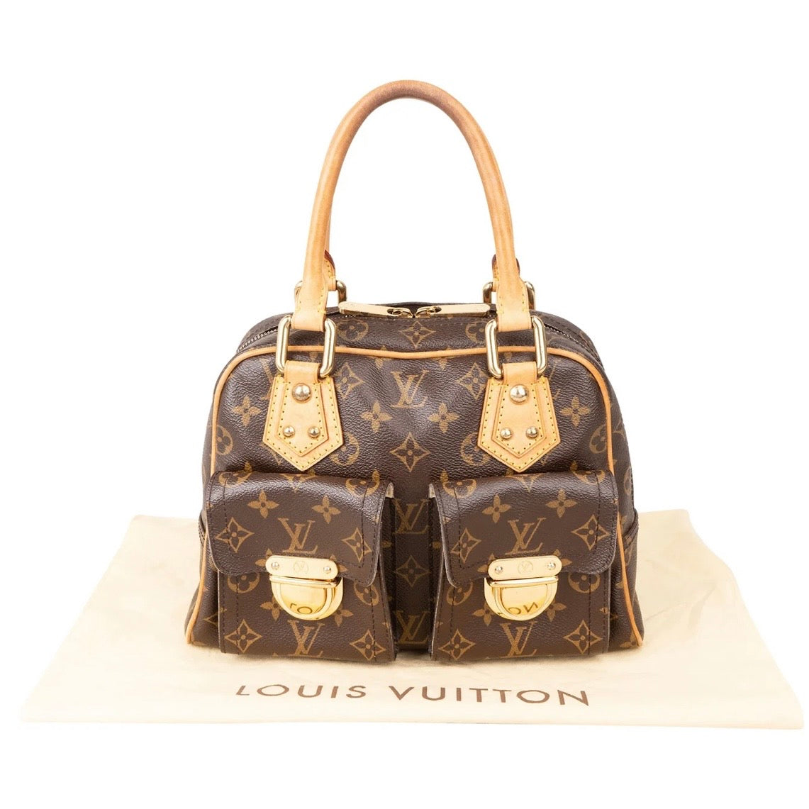Louis Vuitton Monogram Canvas Manhattan PM Handbag