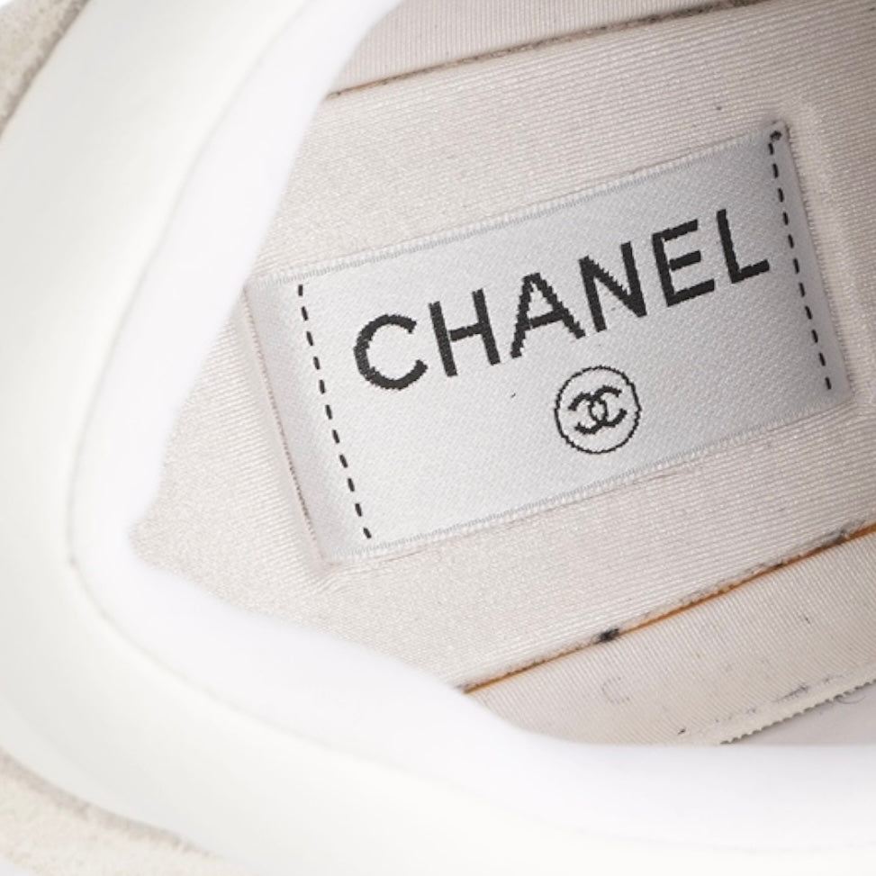Chanel CC Suede Sneaker