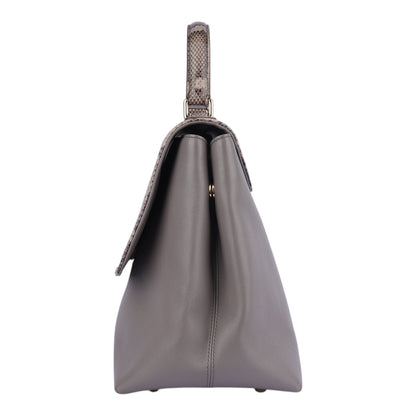 Dolce & Gabbana Phyton Leather Top Handle Bag