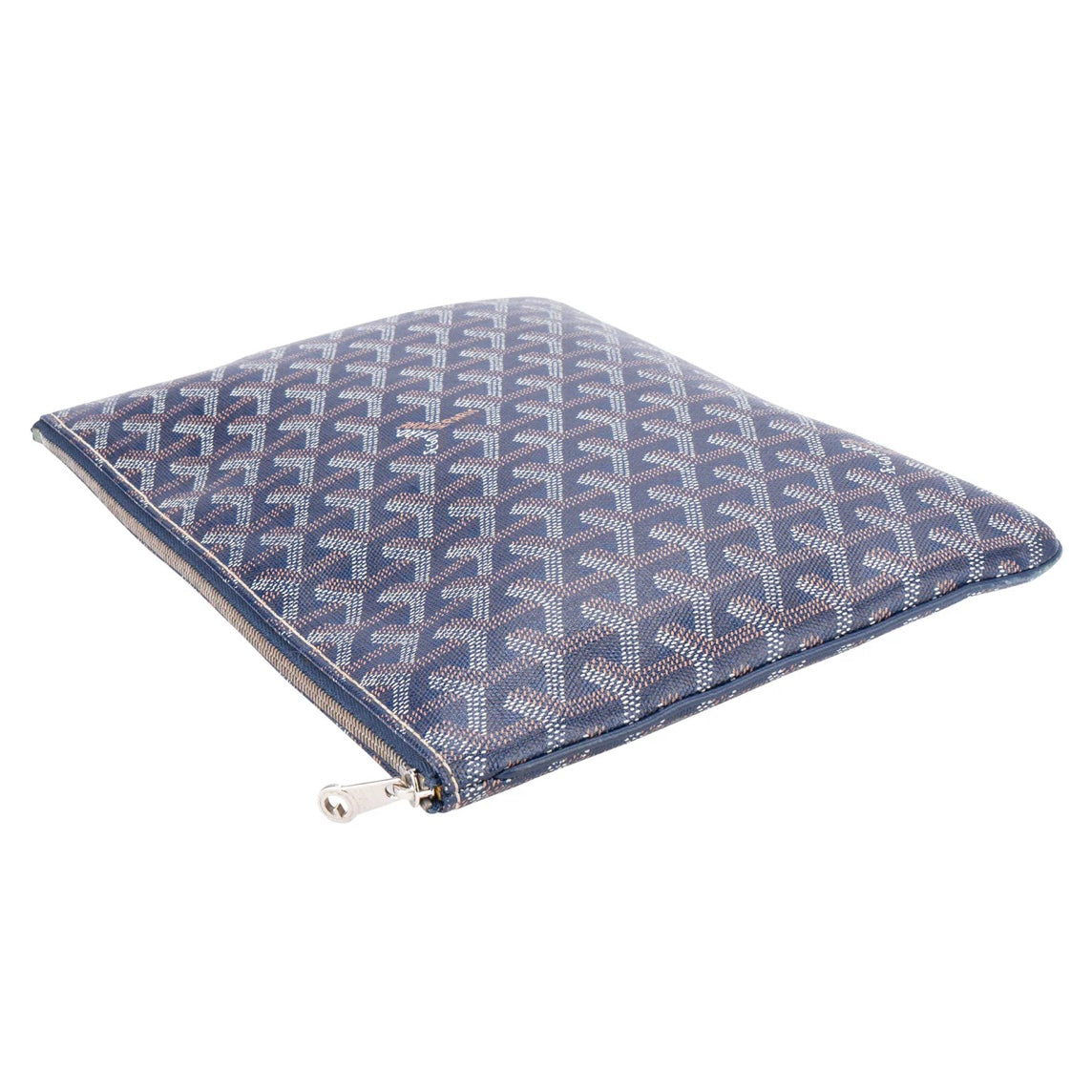 Goyard Blue Goyardine
Monogram Clutch