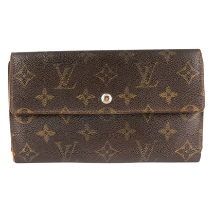 Louis Vuitton Canvas Monogram Sarah Wallet