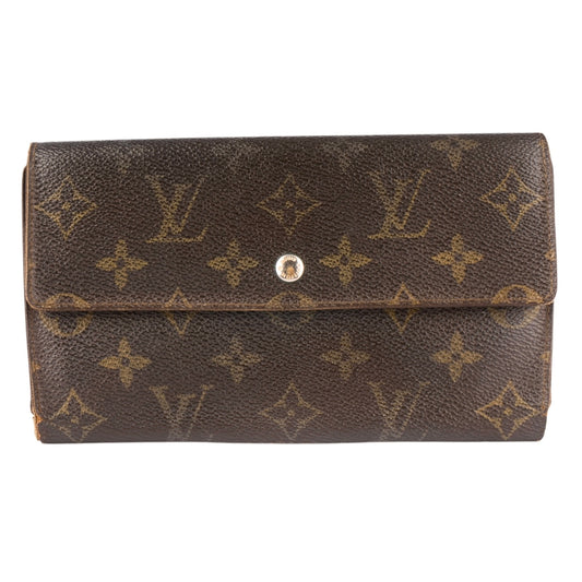 Louis Vuitton Canvas Monogram Sarah Wallet