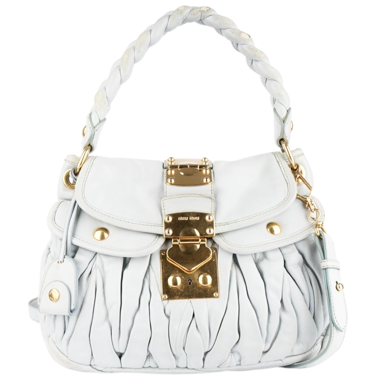 Miu Miu Matalassé Leather Handbag