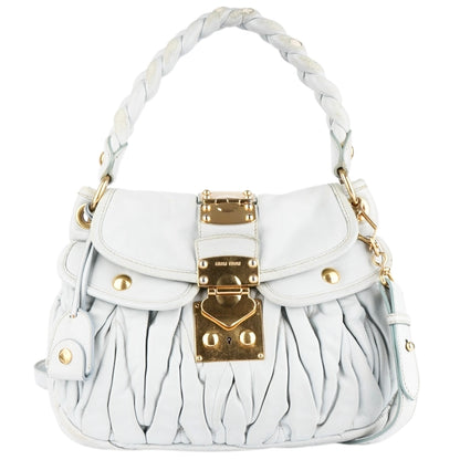 Miu Miu Matalassé Leather Handbag