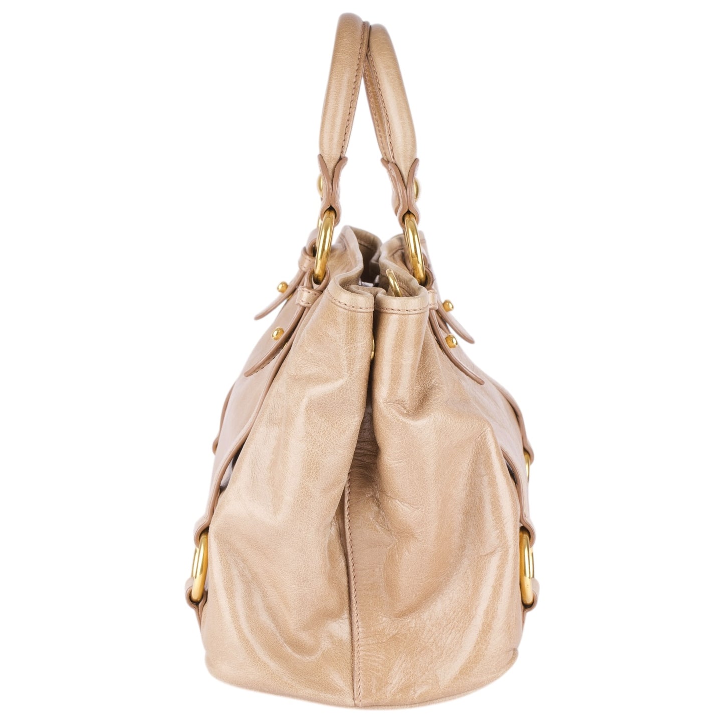 Miu Miu Leather City Handbag