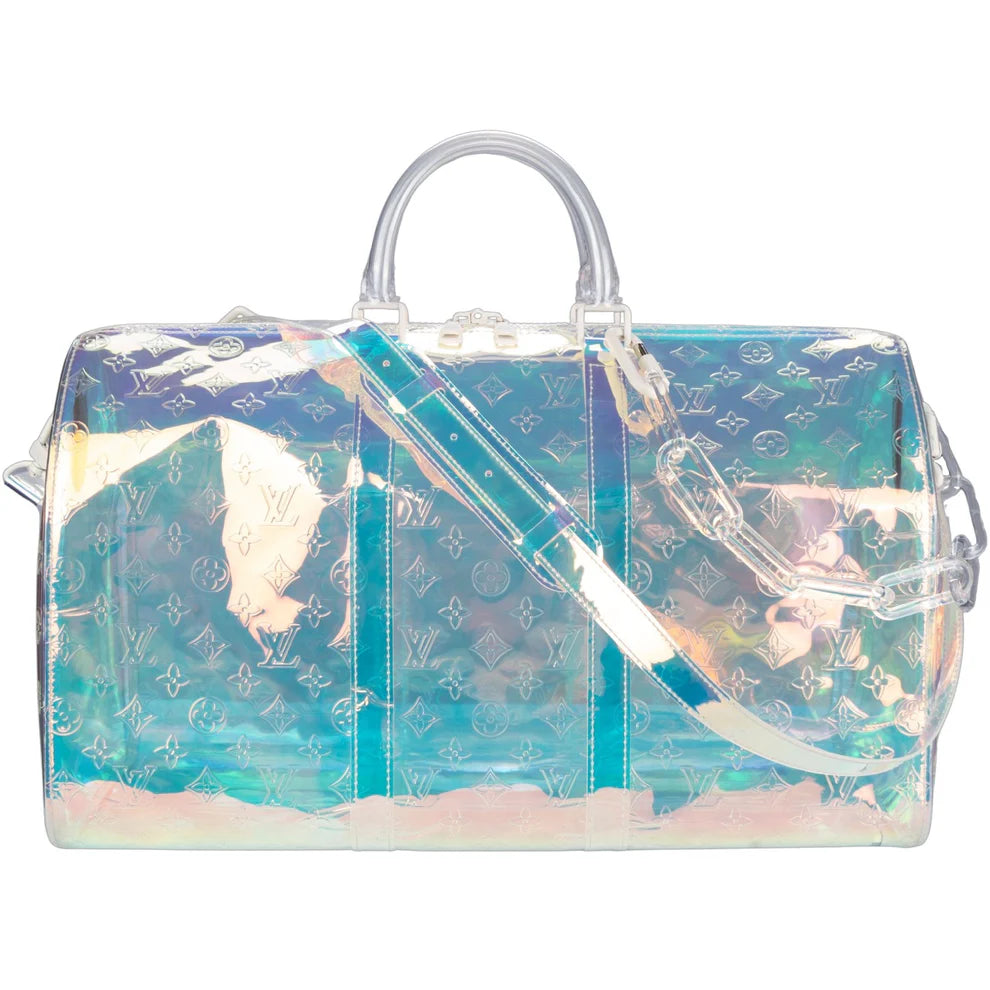 Louis Vuitton Transparent Prism By Virgil Abloh Keepall Bandouliere 50