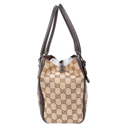 Gucci GG Monogram Leather Flower Handbag