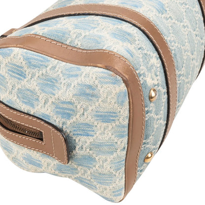 Gucci Denim Monogram Boston Handbag