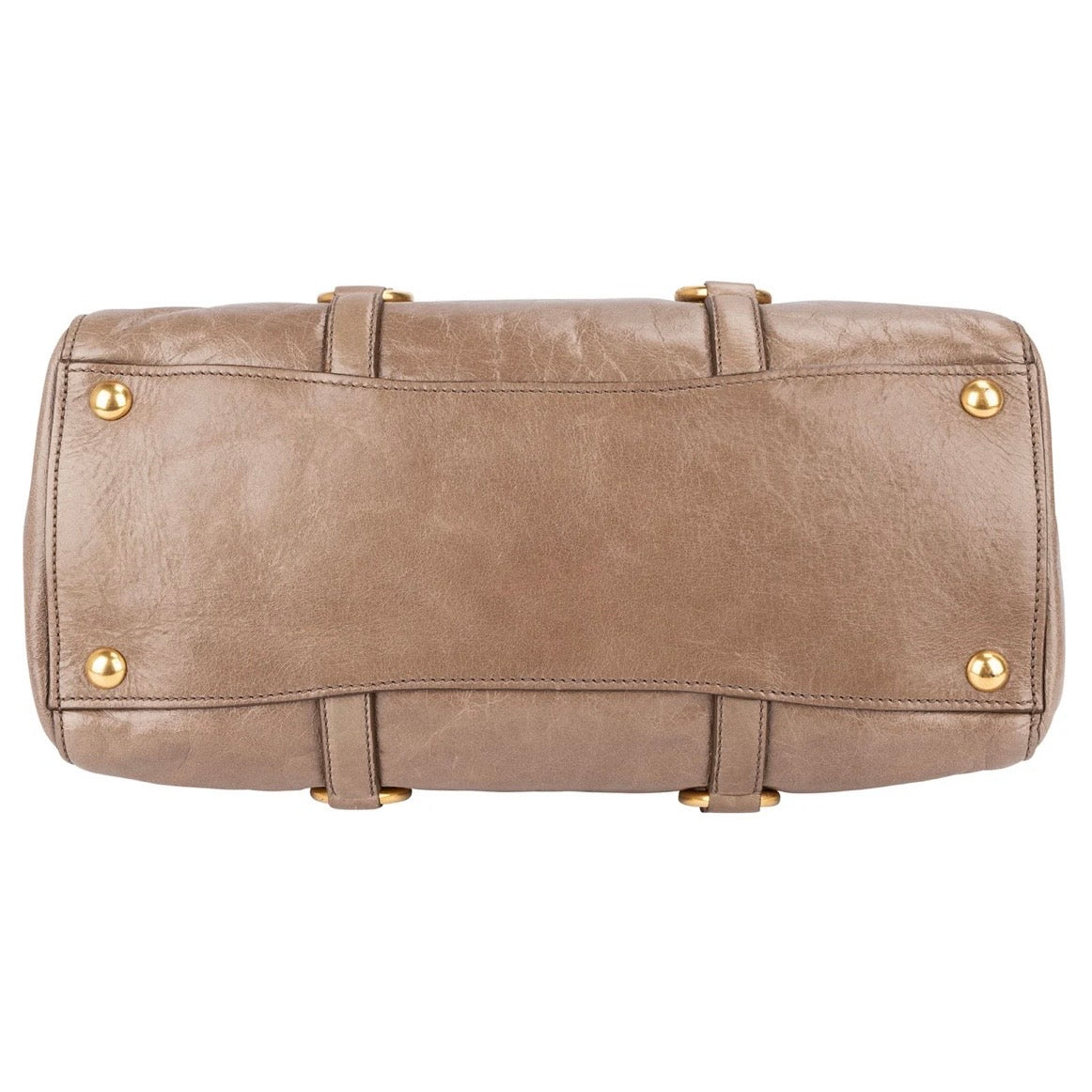 Miu Miu Vitello Lux
Leather Tote Handbag