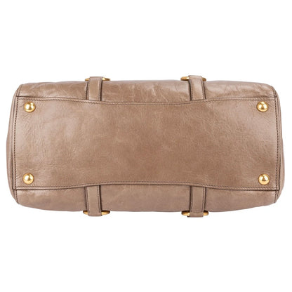 Miu Miu Vitello Lux
Leather Tote Handbag