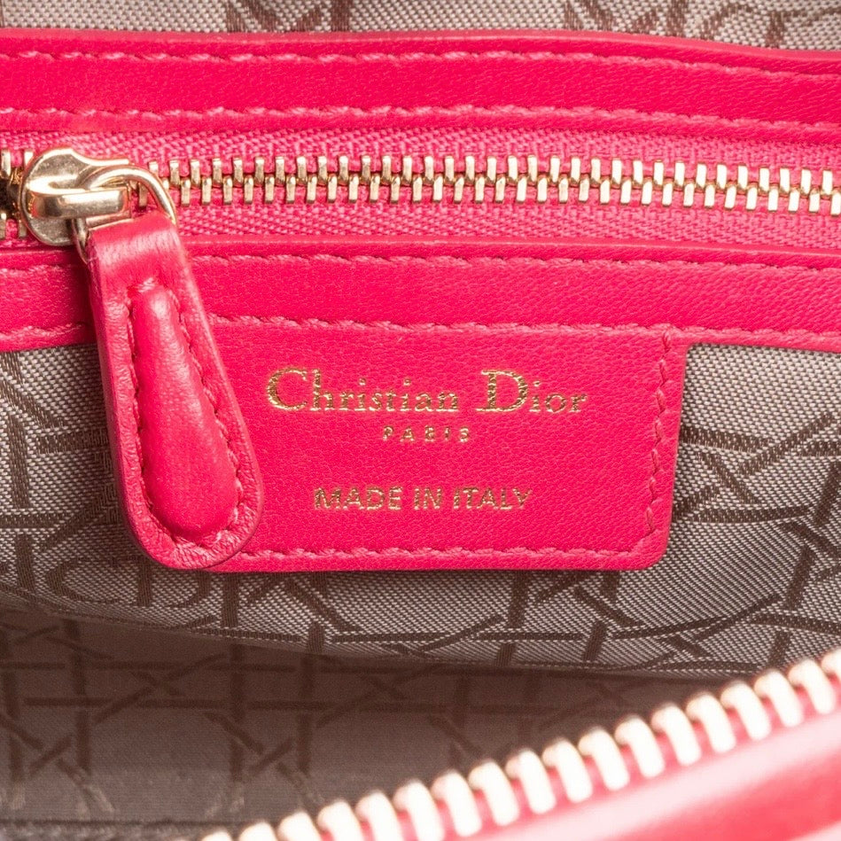 Christian Dior Quilted Leather Lady Dior Handbag