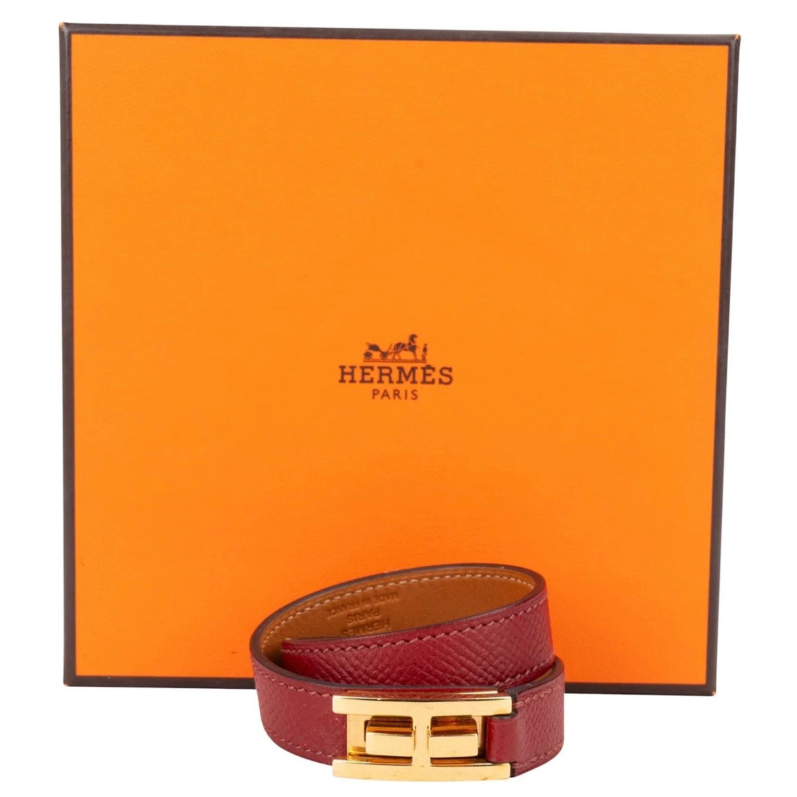 Hermès Kelly Collier Rivale Double Tour Bracelet