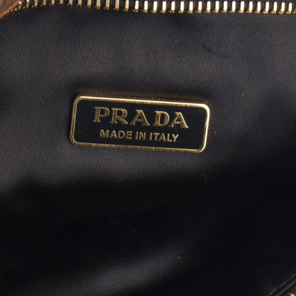 Prada Brocard Chestnut Wallet