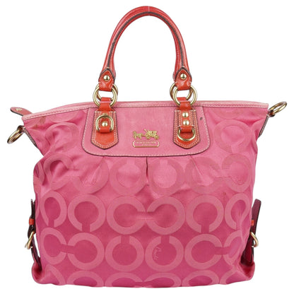 Coach Pink Monogram Handbag