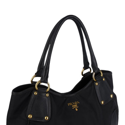 Prada Black Nylon Tessuto Handbag