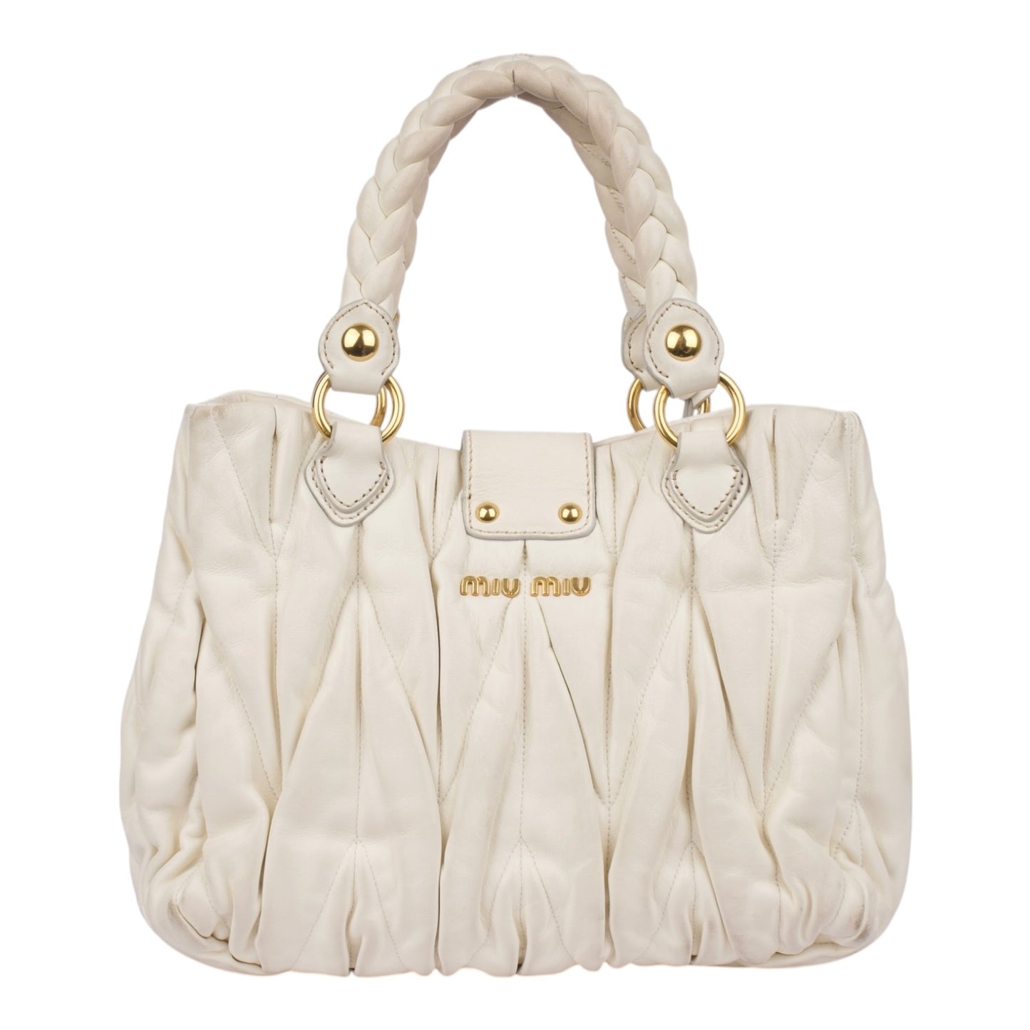 Miu Miu Quilted Leather Handbag