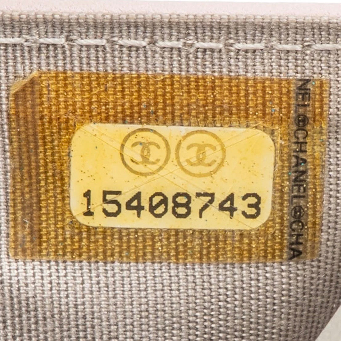 Chanel Quilted Metallic Silver Leather Compact CC Wallet