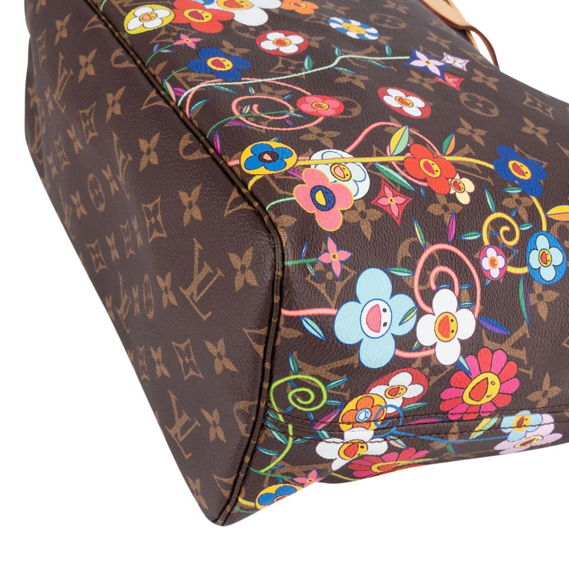 Louis Vuitton Monogram
Canvas Murakami Flowers
Neverfull MM Shoulder
Bag