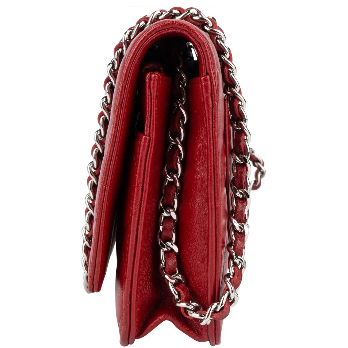 Chanel Quilted Lambskin Wallet On Chain Crossbody Bag