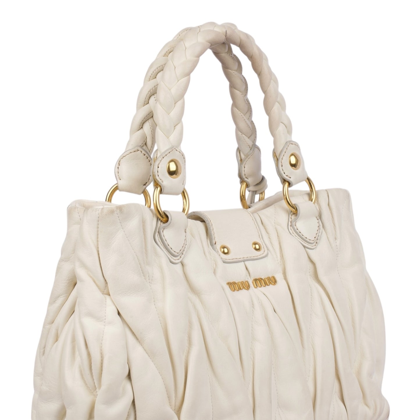 Miu Miu Quilted Leather Handbag