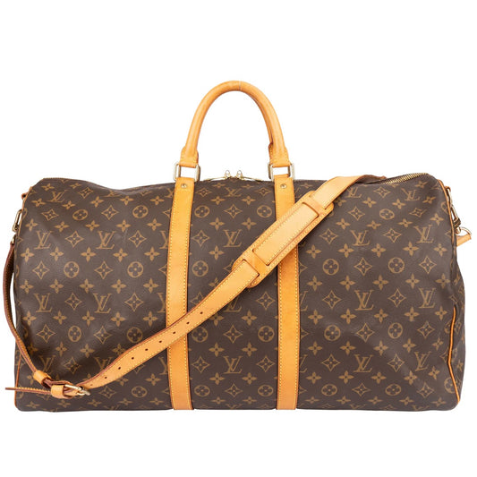 Louis Vuitton Canvas Monogram Keepall Bandouliere 55