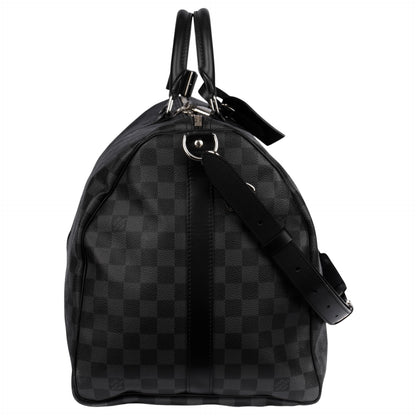 Louis Vuitton Monogram Damier Graphite Keepall 55 Bandoulière Travel Bag