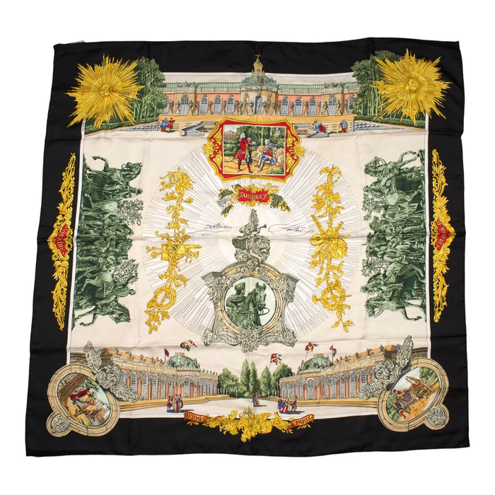 Hermes Sanssoucy Silk 90 Scarf Touch