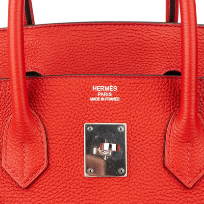 Hermès Rouge Togo Leather Birkin 35 Handbag