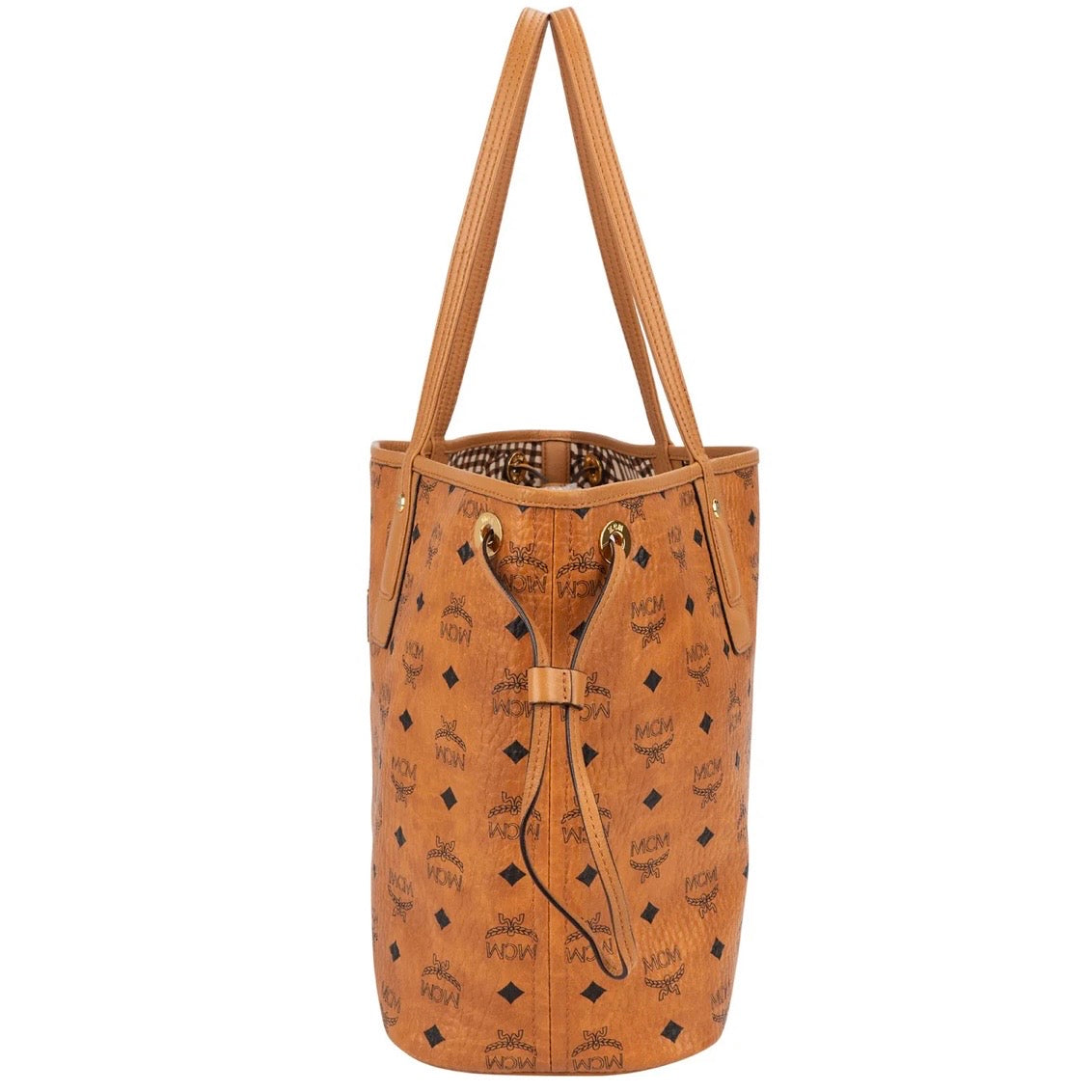 MCM Monogram Visetos Liz Shopper Shoulder Bag