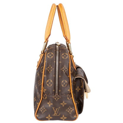 Louis Vuitton Canvas Monogram Manhattan PM Handbag