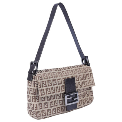 Fendi FF Monogram Baguette Shoulder Bag